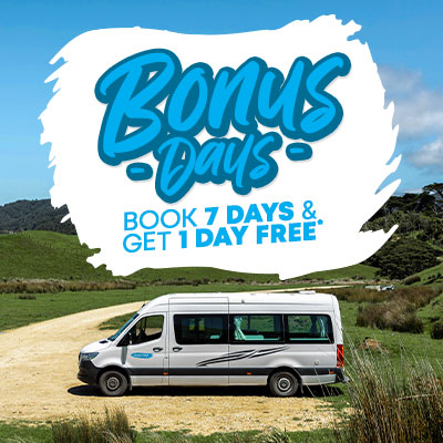 Free day of camper hire with every 7 booked